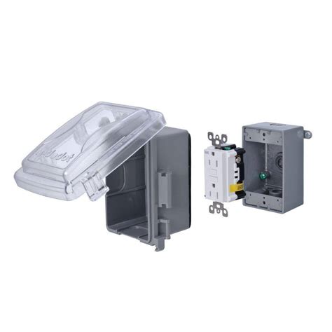 1-gang gfci weatherproof non-metallic electrical box cover kit|Sigma Engineered Solutions™ 1.